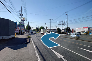 三方原スマートインター方面からの道順1