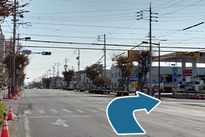 店舗北方面からの道順5